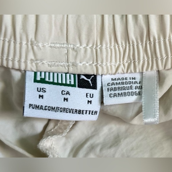 Puma Women’s Turn It Up Cargo Track Pants Y2k Style Nylon Pants Mini Logo Medium - Picture 4 of 8